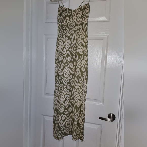 ZARA Print Open Slit Mini Dress - Picture 6 of 9